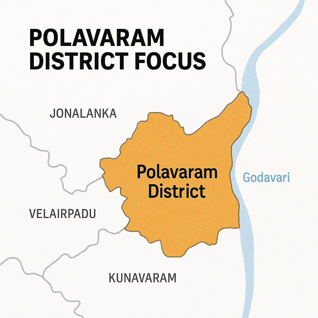 పోలవరం లేకుండా పోలవరం జిల్లా